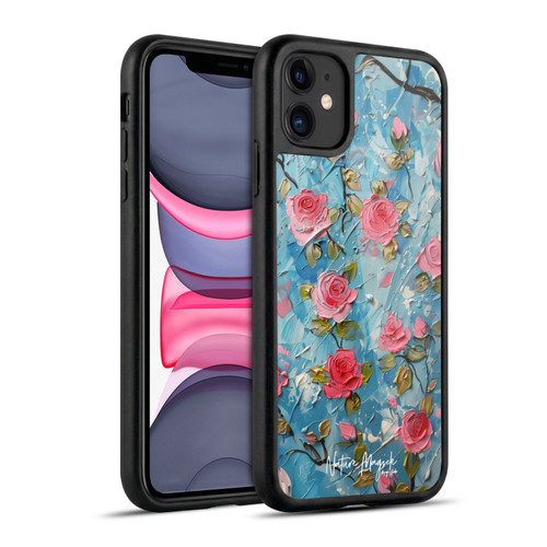Nature Magick Paint Blobs Roses Gel Armour Case For Apple iPhone 11