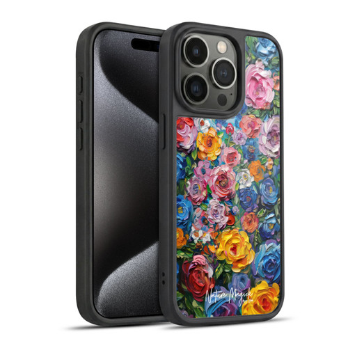 Nature Magick Paint Blobs Buds Gel Armour Case For Apple iPhone 15 Pro