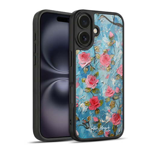 Nature Magick Paint Blobs Roses Gel Armour Case For Apple iPhone 16