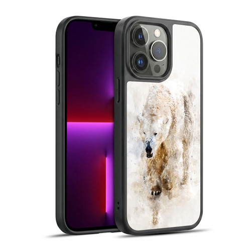 Simone Gatterwe Animals 2 Abstract Polar Bear Gel Armour Case For Apple iPhone 13 Pro Max