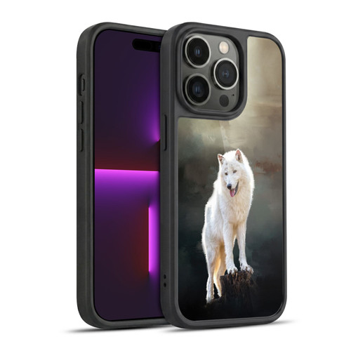 Simone Gatterwe Animals 2 Arctic Wolf Gel Armour Case For Apple iPhone 14 Pro