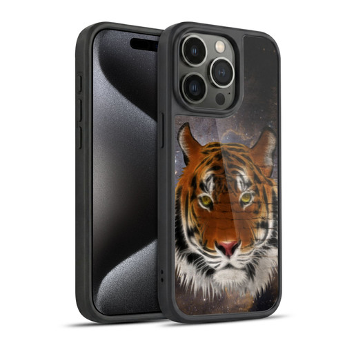 Simone Gatterwe Animals 2 Abstract Tiger Gel Armour Case For Apple iPhone 15 Pro