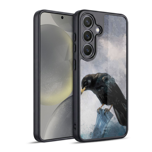 Simone Gatterwe Animals 2 Black Crow Gel Armour Case For Samsung Galaxy S24 5G