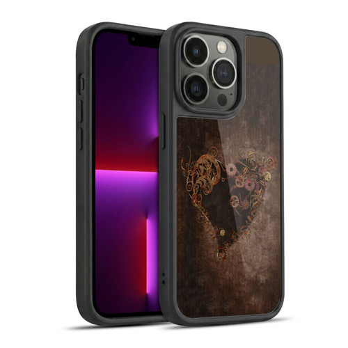Simone Gatterwe Vintage And Steampunk Thy Heart Gel Armour Case For Apple iPhone 13 Pro