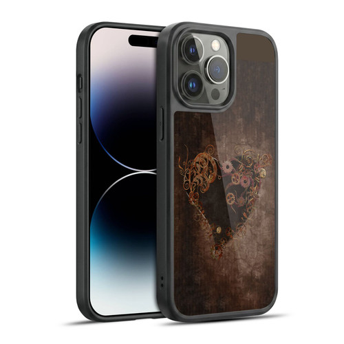 Simone Gatterwe Vintage And Steampunk Thy Heart Gel Armour Case For Apple iPhone 14 Pro Max