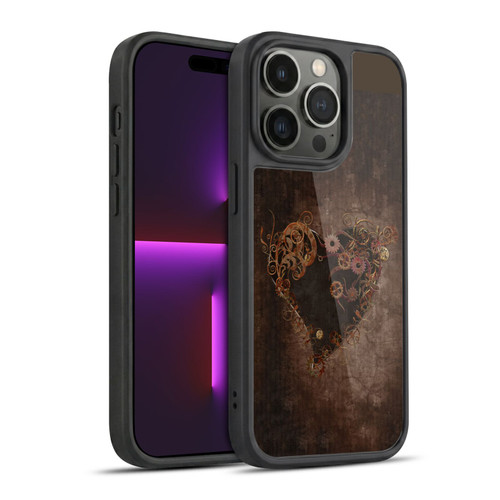 Simone Gatterwe Vintage And Steampunk Thy Heart Gel Armour Case For Apple iPhone 14 Pro