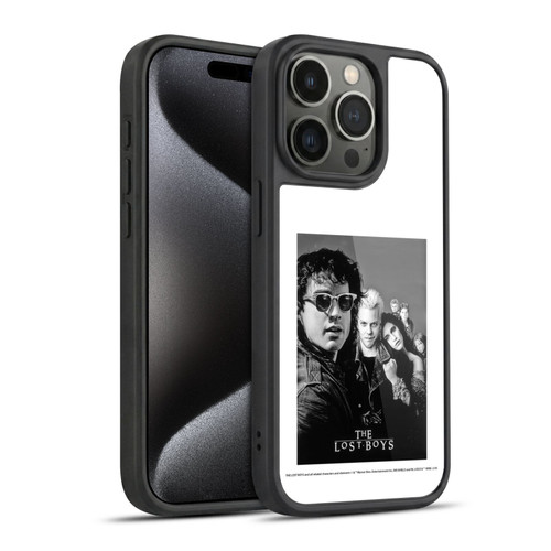 The Lost Boys Characters Poster Black And White Gel Armour Case For Apple iPhone 15 Pro