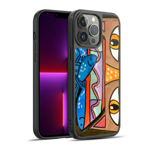 Wyanne Cat Kitty With Fish Bowl Hat Gel Armour Case For Apple iPhone 13 Pro Max
