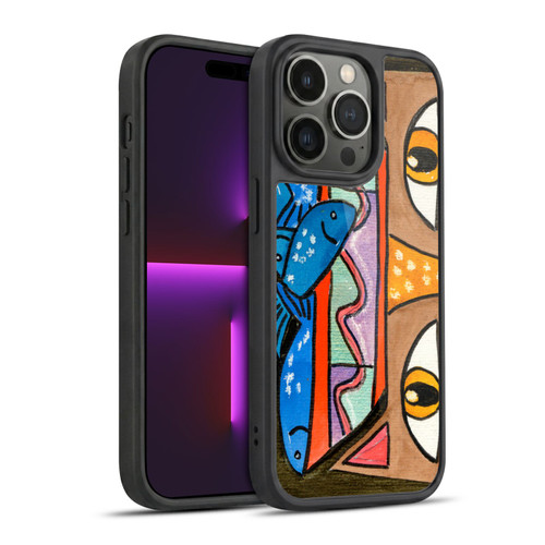 Wyanne Cat Kitty With Fish Bowl Hat Gel Armour Case For Apple iPhone 14 Pro
