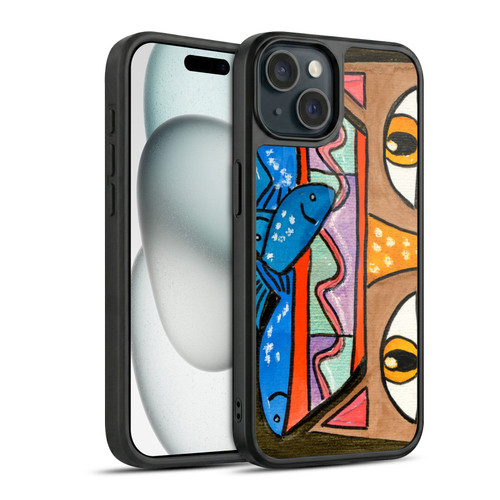 Wyanne Cat Kitty With Fish Bowl Hat Gel Armour Case For Apple iPhone 15