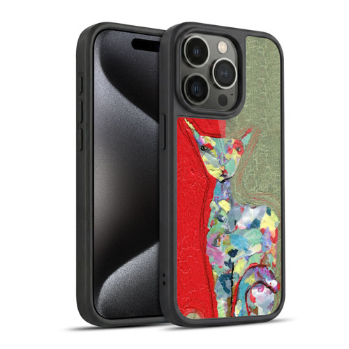 Wyanne Cat Three Cent Attitude Gel Armour Case For Apple iPhone 15 Pro