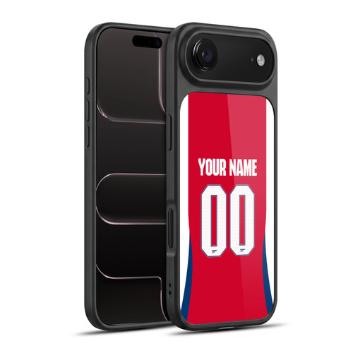 Custom Customised Personalised Arsenal FC 2024/25 Kit Home Gel Armour Case For Apple iPhone 17 Air