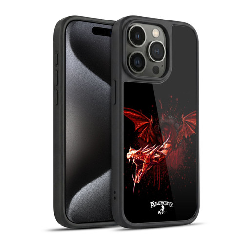 Alchemy Gothic Dragon Devils Travails Gel Armour Case For Apple iPhone 15 Pro
