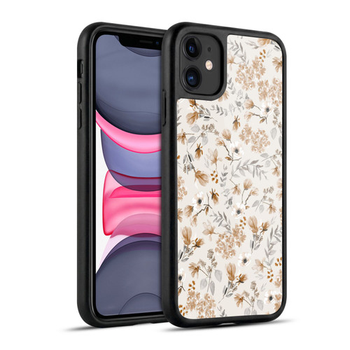 Anis Illustration Mix Pattern Romantic Neutrals Gel Armour Case For Apple iPhone 11