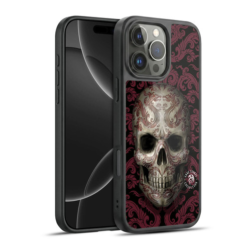 Anne Stokes Oriental Skull Dragon Swirl Pattern Gel Armour Case For Apple iPhone 16 Pro Max