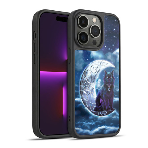 Brigid Ashwood Celtic Wisdom 2 Black Cat Gel Armour Case For Apple iPhone 14 Pro