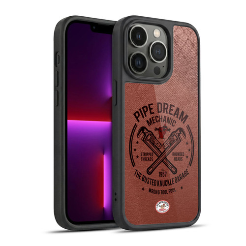 Busted Knuckle Garage Graphics Pipe Dream Gel Armour Case For Apple iPhone 13 Pro