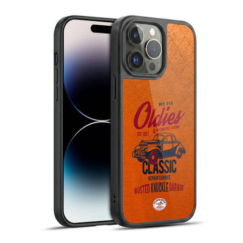 Busted Knuckle Garage Graphics Classic Gel Armour Case For Apple iPhone 14 Pro Max