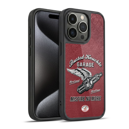 Busted Knuckle Garage Graphics Misfire Gel Armour Case For Apple iPhone 15 Pro