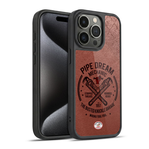 Busted Knuckle Garage Graphics Pipe Dream Gel Armour Case For Apple iPhone 15 Pro