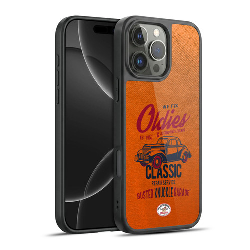 Busted Knuckle Garage Graphics Classic Gel Armour Case For Apple iPhone 16 Pro Max