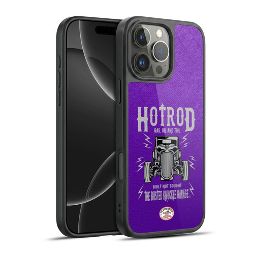 Busted Knuckle Garage Graphics Hot Rod Gel Armour Case For Apple iPhone 16 Pro Max