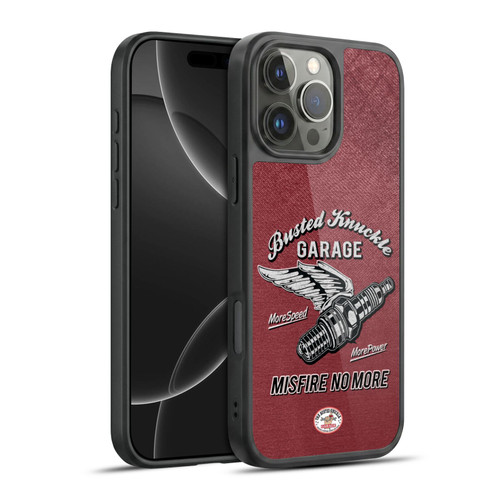 Busted Knuckle Garage Graphics Misfire Gel Armour Case For Apple iPhone 16 Pro Max