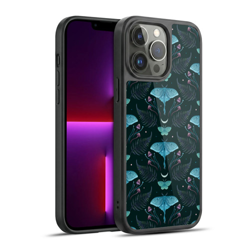 Episodic Drawing Art Emerald Pattern Gel Armour Case For Apple iPhone 13 Pro Max