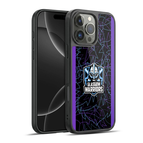 Glasgow Warriors 2024/25 Crest Kit Training Gel Armour Case For Apple iPhone 16 Pro Max