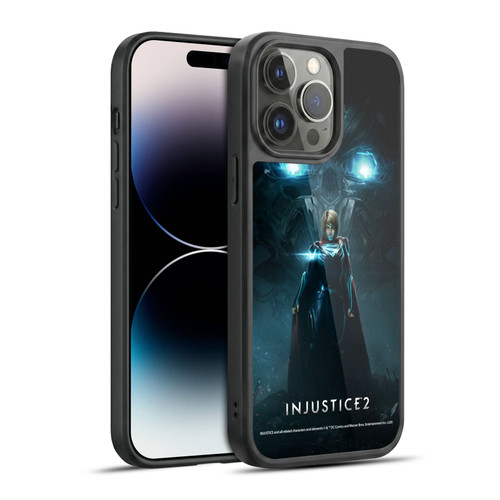 Injustice 2 Characters Supergirl Gel Armour Case For Apple iPhone 14 Pro Max