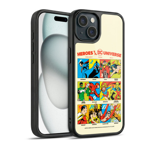 Justice League DC Comics 90th Anniversary Heroes Gel Armour Case For Apple iPhone 15
