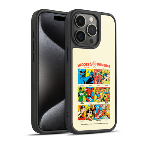 Justice League DC Comics 90th Anniversary Heroes Gel Armour Case For Apple iPhone 15 Pro