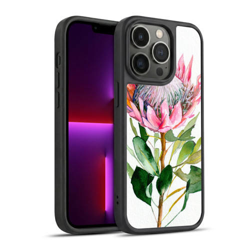 Mai Autumn Floral Blooms Protea Gel Armour Case For Apple iPhone 13 Pro