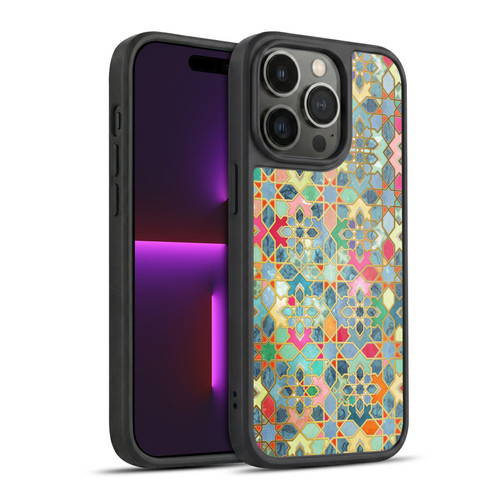 Micklyn Le Feuvre Moroccan Gilt and Glory Gel Armour Case For Apple iPhone 14 Pro