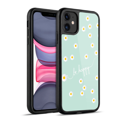 Monika Strigel Happy Daisy Mint Gel Armour Case For Apple iPhone 11