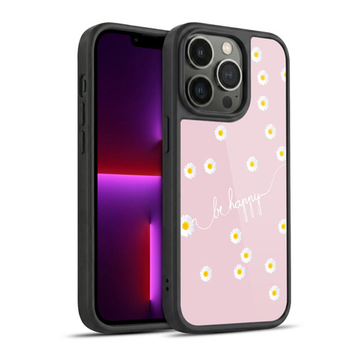 Monika Strigel Happy Daisy Blush Gel Armour Case For Apple iPhone 13 Pro