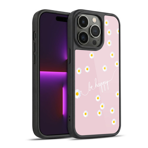 Monika Strigel Happy Daisy Blush Gel Armour Case For Apple iPhone 14 Pro