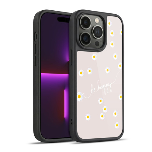Monika Strigel Happy Daisy Nude Gel Armour Case For Apple iPhone 14 Pro