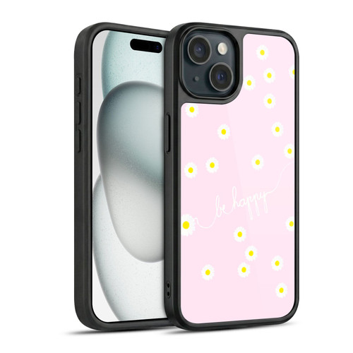 Monika Strigel Happy Daisy Softpink Gel Armour Case For Apple iPhone 15