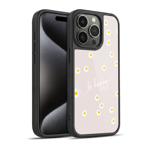 Monika Strigel Happy Daisy Nude Gel Armour Case For Apple iPhone 15 Pro