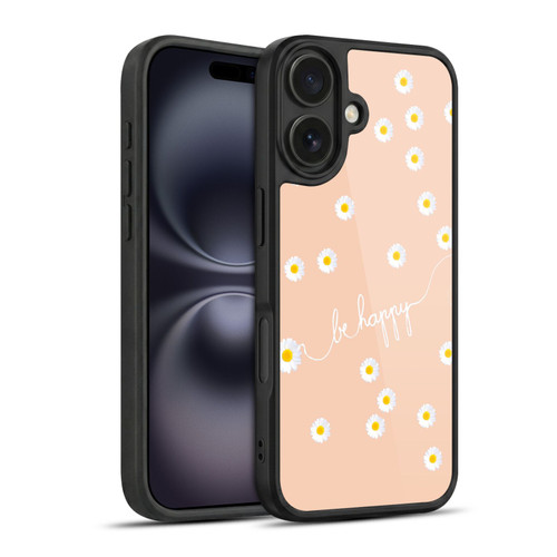 Monika Strigel Happy Daisy Peach Gel Armour Case For Apple iPhone 16
