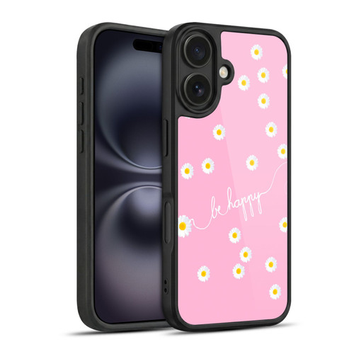 Monika Strigel Happy Daisy Pink Gel Armour Case For Apple iPhone 16