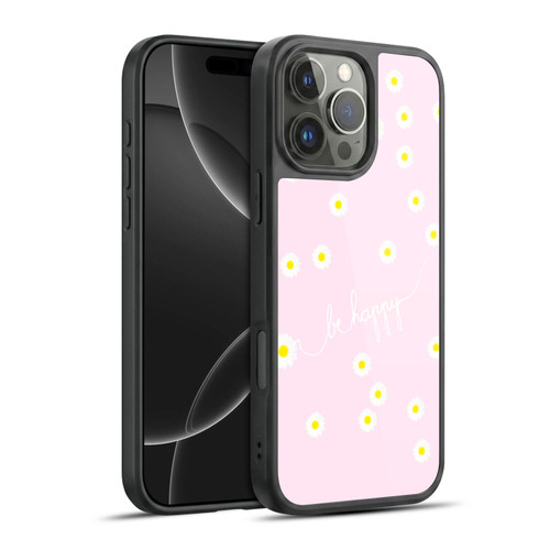 Monika Strigel Happy Daisy Softpink Gel Armour Case For Apple iPhone 16 Pro Max