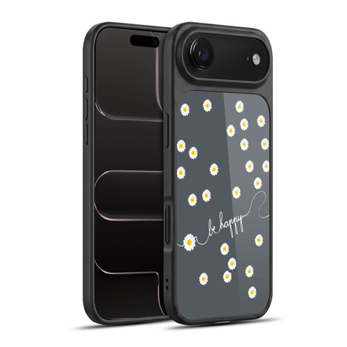 Monika Strigel Happy Daisy Grey Gel Armour Case For Apple iPhone 17 Air