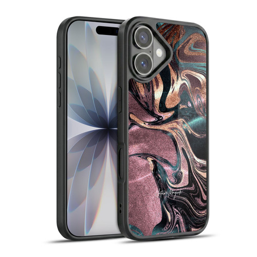 Nature Magick Luxe Gold Marble Metallic Bronze Gel Armour Case For Apple iPhone 17
