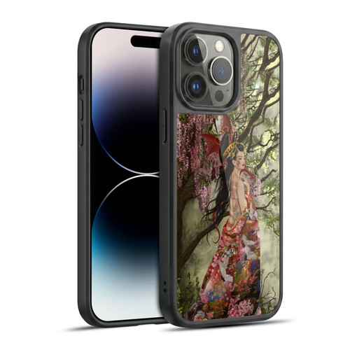 Nene Thomas Deep Forest Asian Silk Gel Armour Case For Apple iPhone 14 Pro Max