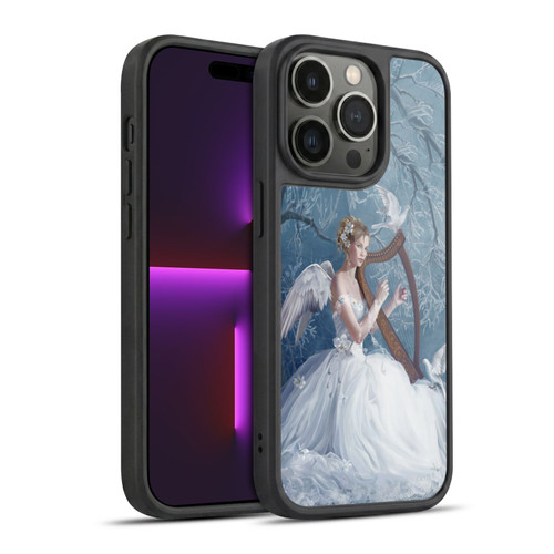 Nene Thomas Deep Forest Chorus Angel Harp And Dove Gel Armour Case For Apple iPhone 14 Pro