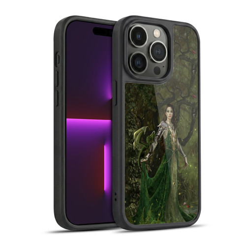 Nene Thomas Deep Forest Green Dragon Witch Of Fate Gel Armour Case For Apple iPhone 14 Pro