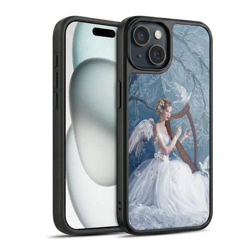 Nene Thomas Deep Forest Chorus Angel Harp And Dove Gel Armour Case For Apple iPhone 15