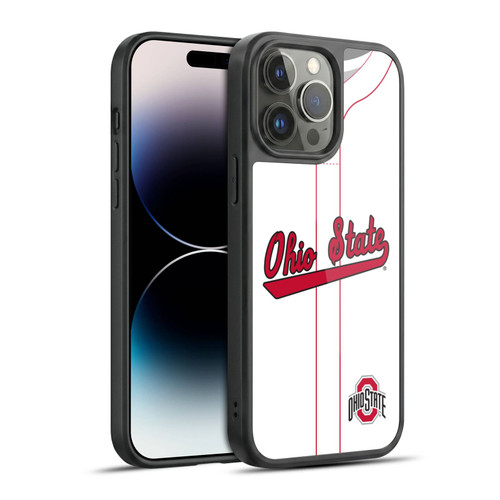 Ohio State University Jersey Baseball Home Gel Armour Case For Apple iPhone 14 Pro Max